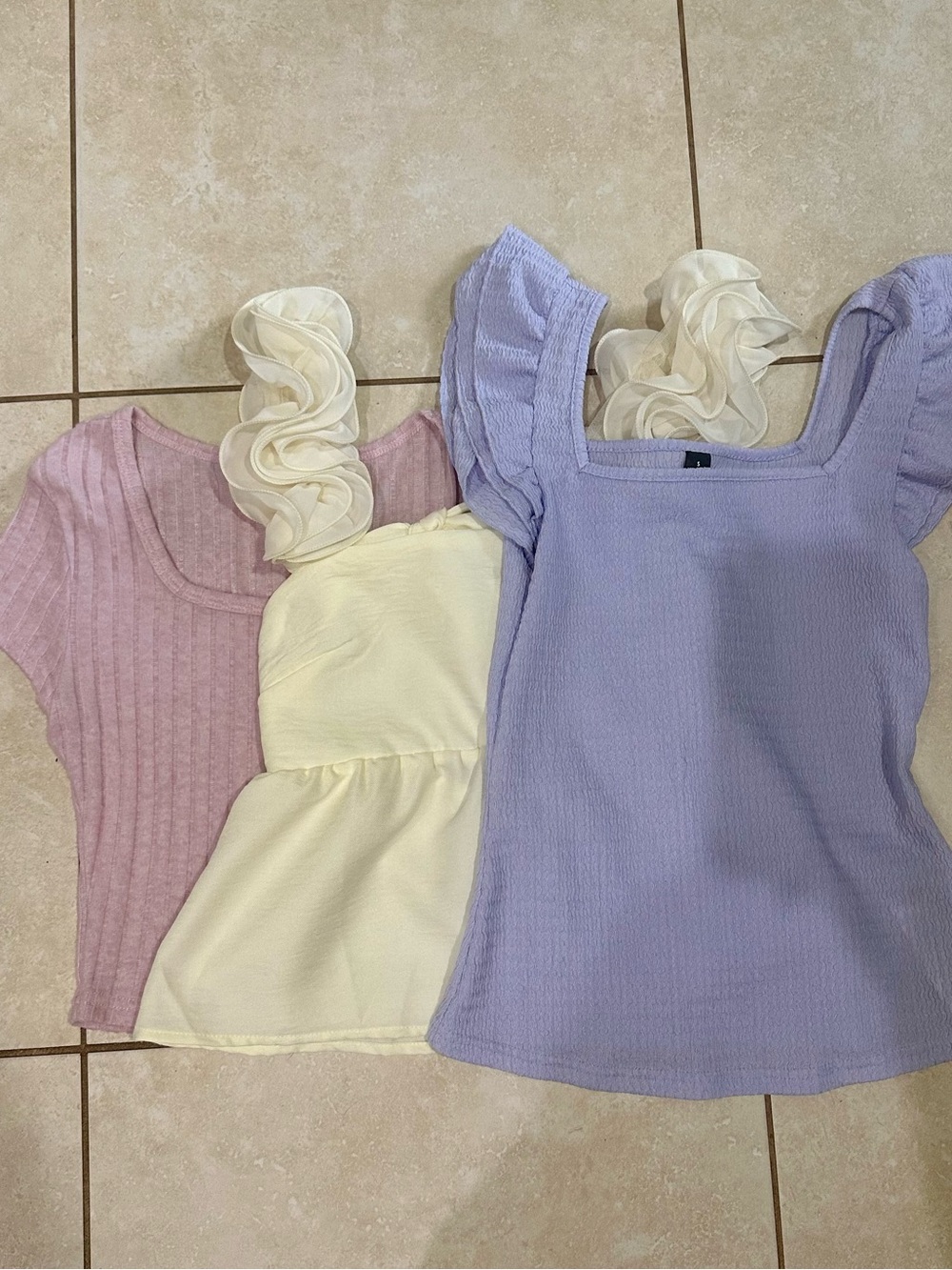 SHEIN 3-Piece Bundle Top Set Size Small BRAND NEW